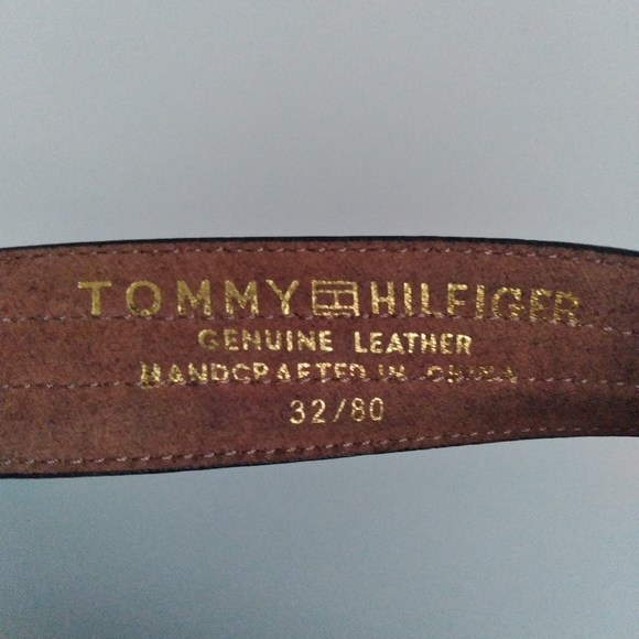 Tommy Hilfiger genuine leather Belt, size 32/80 Tan, good condition, Men - Picture 5 of 9